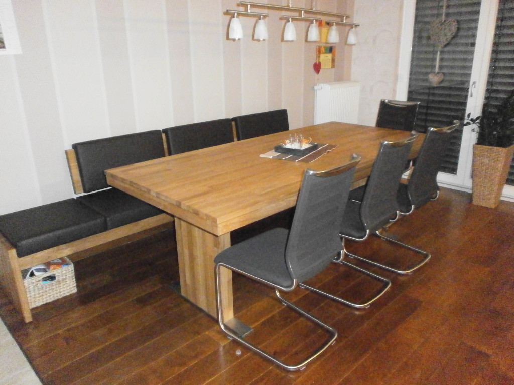 Esszimmertisch mit Bank Tenhumberg